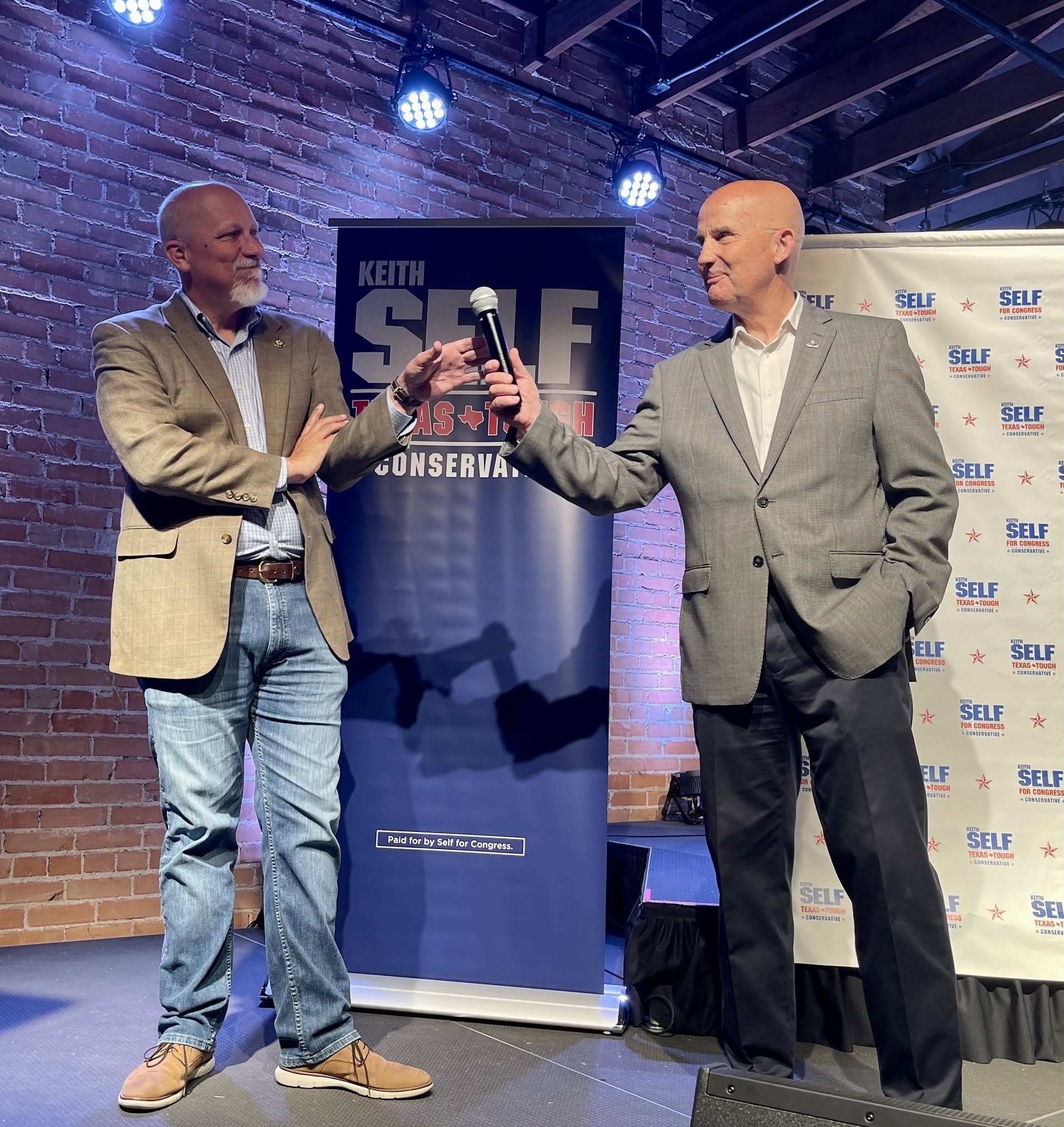 Keith Self with Congressman Chip Roy
