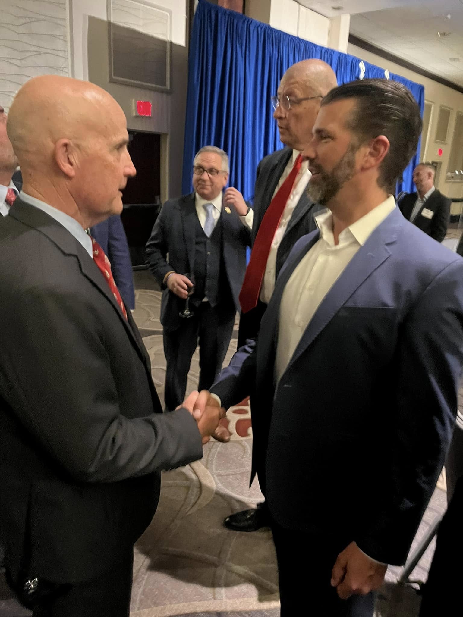 Keith Self with Donald Trump Jr.